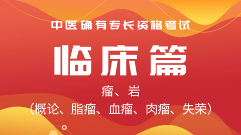 2025中医医术确有专长临床篇-瘤、岩