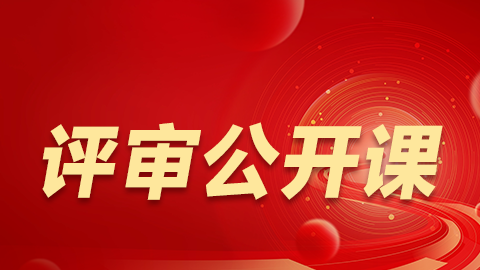 2025高级职称评审公开课（主任）